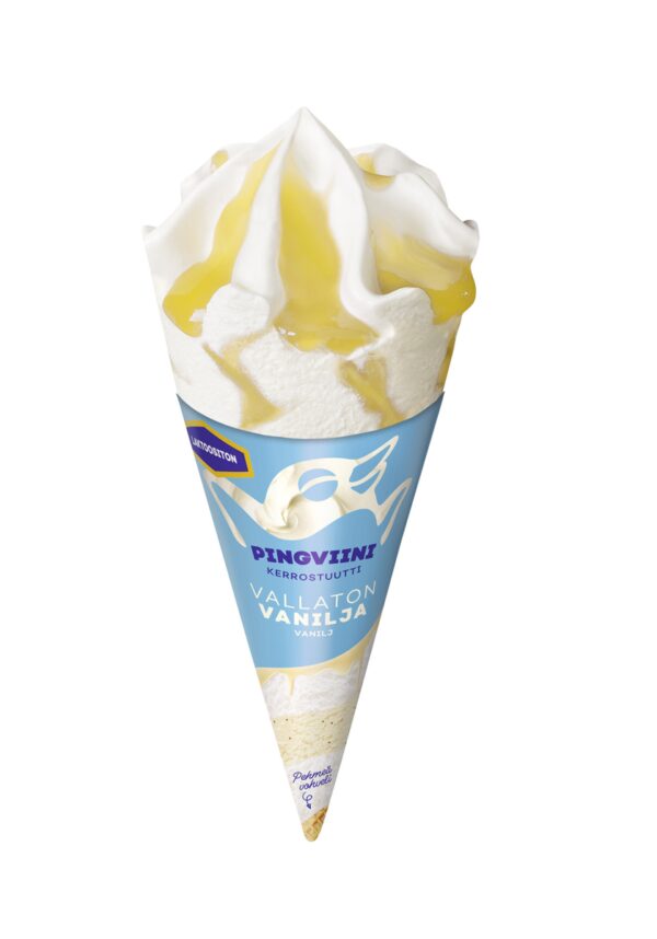 image006 24xPingviini Vanilja Laktoositon jäätelötuutti 67g/110ml