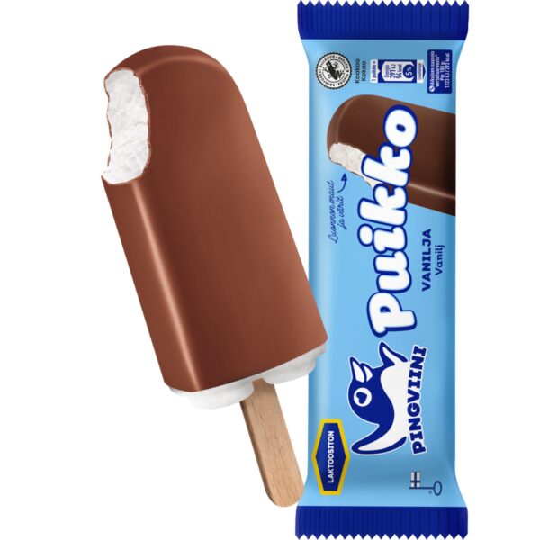36xPingviini Puikko Vanilja laktoositon kermajäätelöpuikko 32g/57ml