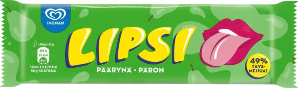 Lipsi Päärynä Jäätelö 70ml/72g